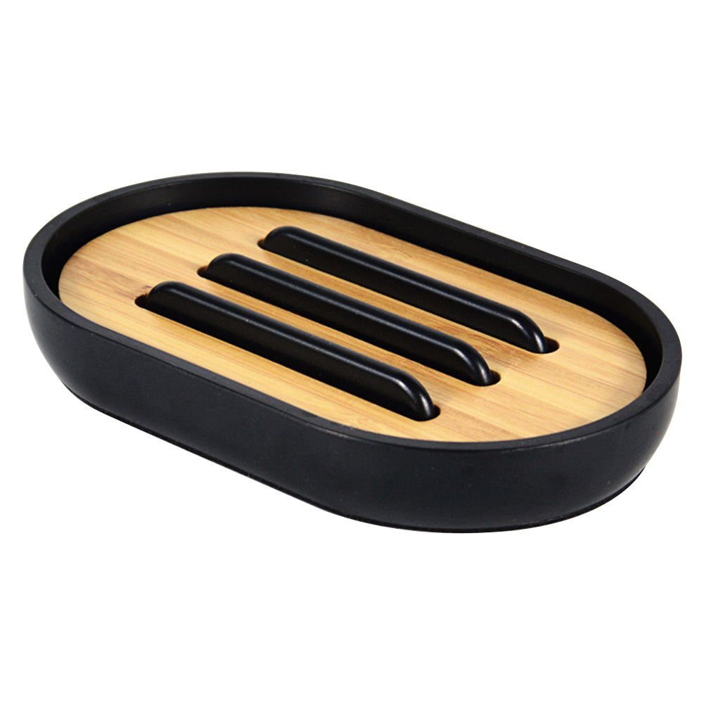 

Bathroom Soap Box with Lid, Black, 501 Original