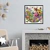5D DIY Full Round Drill Diamond Painting Girl Kit Home Decor Art Craft 50x50cm (A)