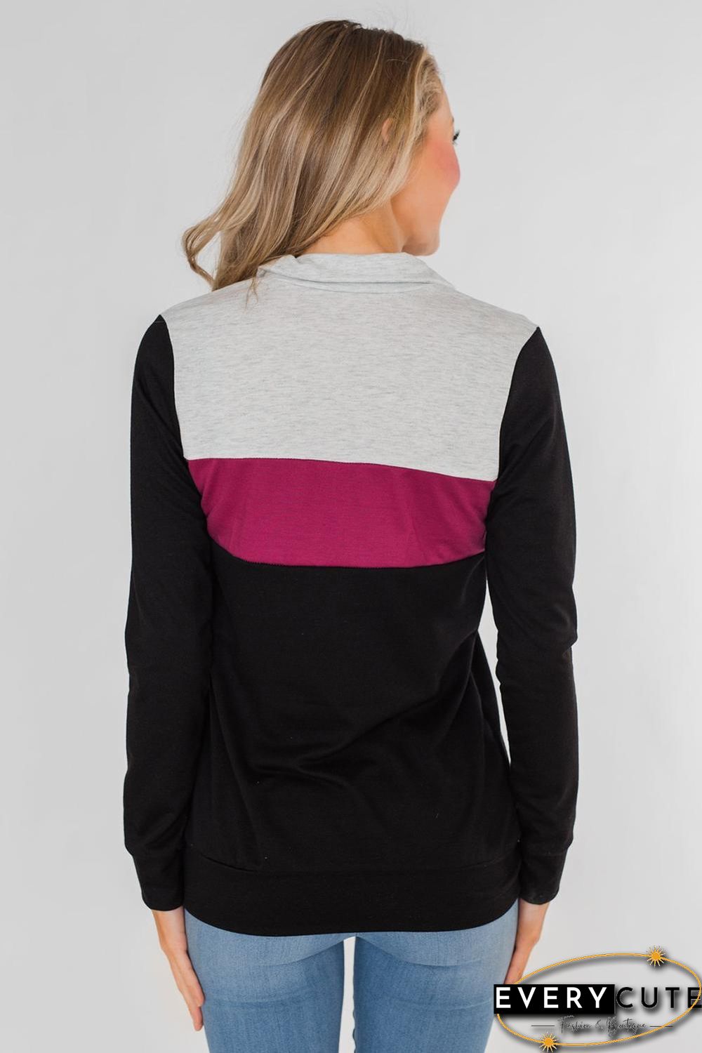 Rose On the Go Quarter Zip Pullover