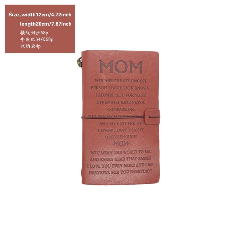 Creative Letter Imitation Leather Stationery Travel Journal Book Notebook