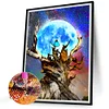 Diamond Painting-DIY Full Round Drill Moon