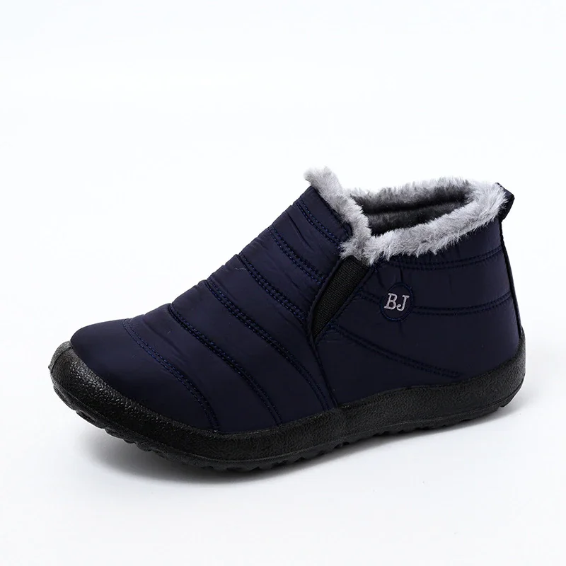 Qengg Winter Snow Boots Women's 2022 Waterproof Ankle Boots Women Plus Size Cotton Boots Non Slip Warm Plush Women Shoes Botas Mujer