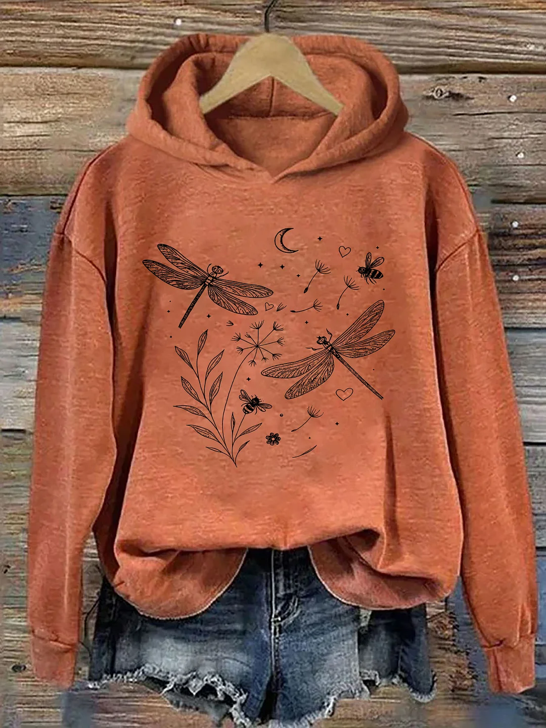 Dragonfly Nature Hoodie