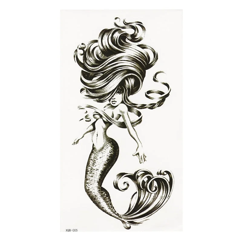 1pcs Watercolor Flower Temporary Body Tattoo so Beautiful can be used for Shoulder,thigh, or Back Body decor