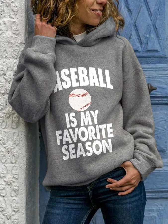 Women's Baseball is My Favorite Season Hoodie