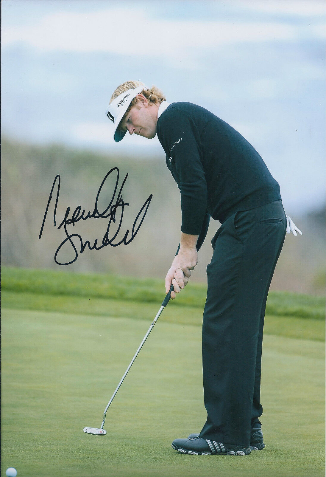 Brandt SNEDEKER SIGNED AUTOGRAPH 12x8 Photo Poster painting AFTAL COA US PGA Tour GOLF
