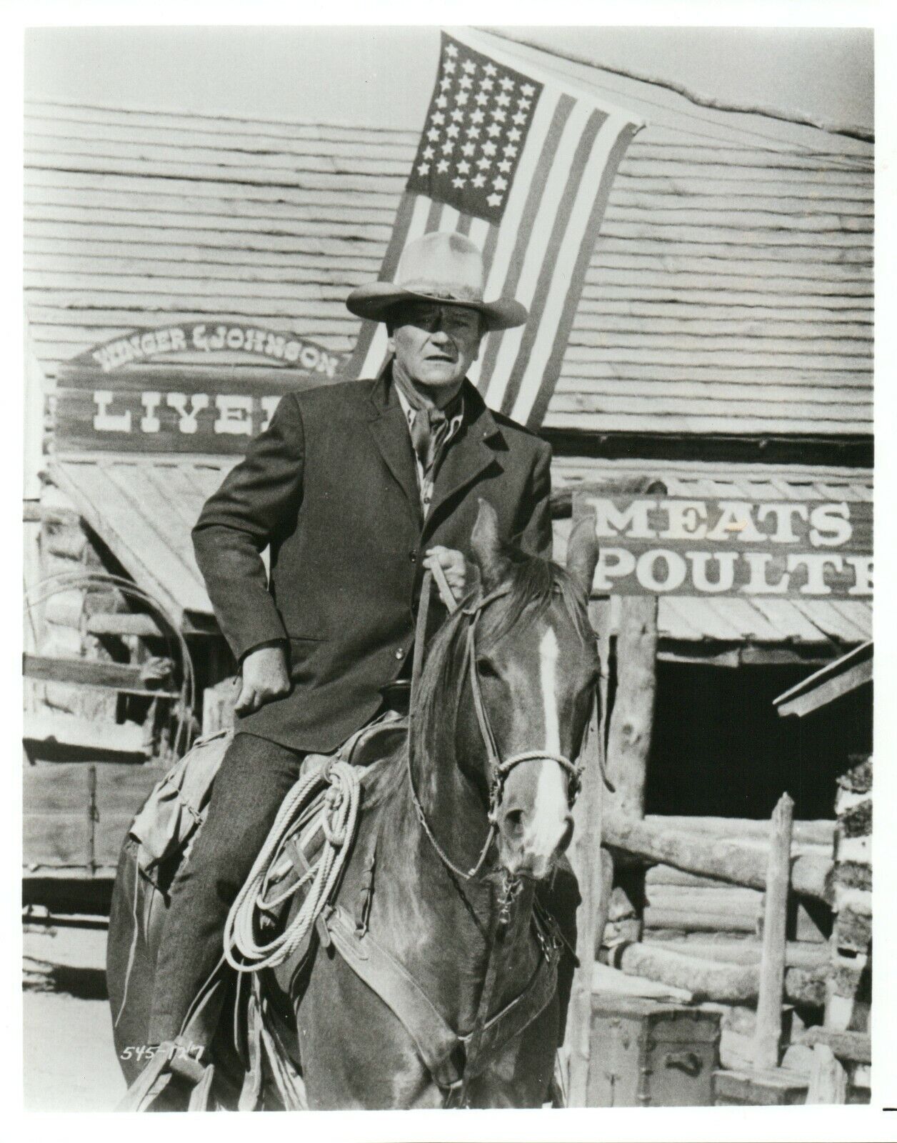 JOHN WAYNE Legendary Western Actor Movie Star 8x10 Promo Press News Photo Poster painting
