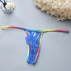 Colorful Edge Sexy Low Rise Transparent Pouch Men's Briefs