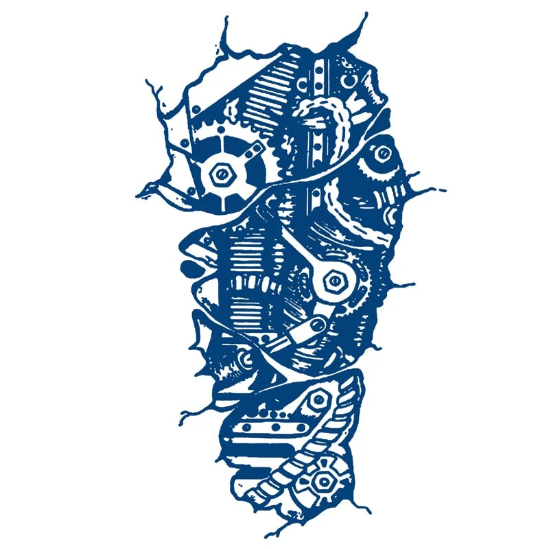 GHHF51-200 herbal juice tattoo stickers semi-permanent lasting men and women tattoo waterproof sweat plant juice tattoo stickers