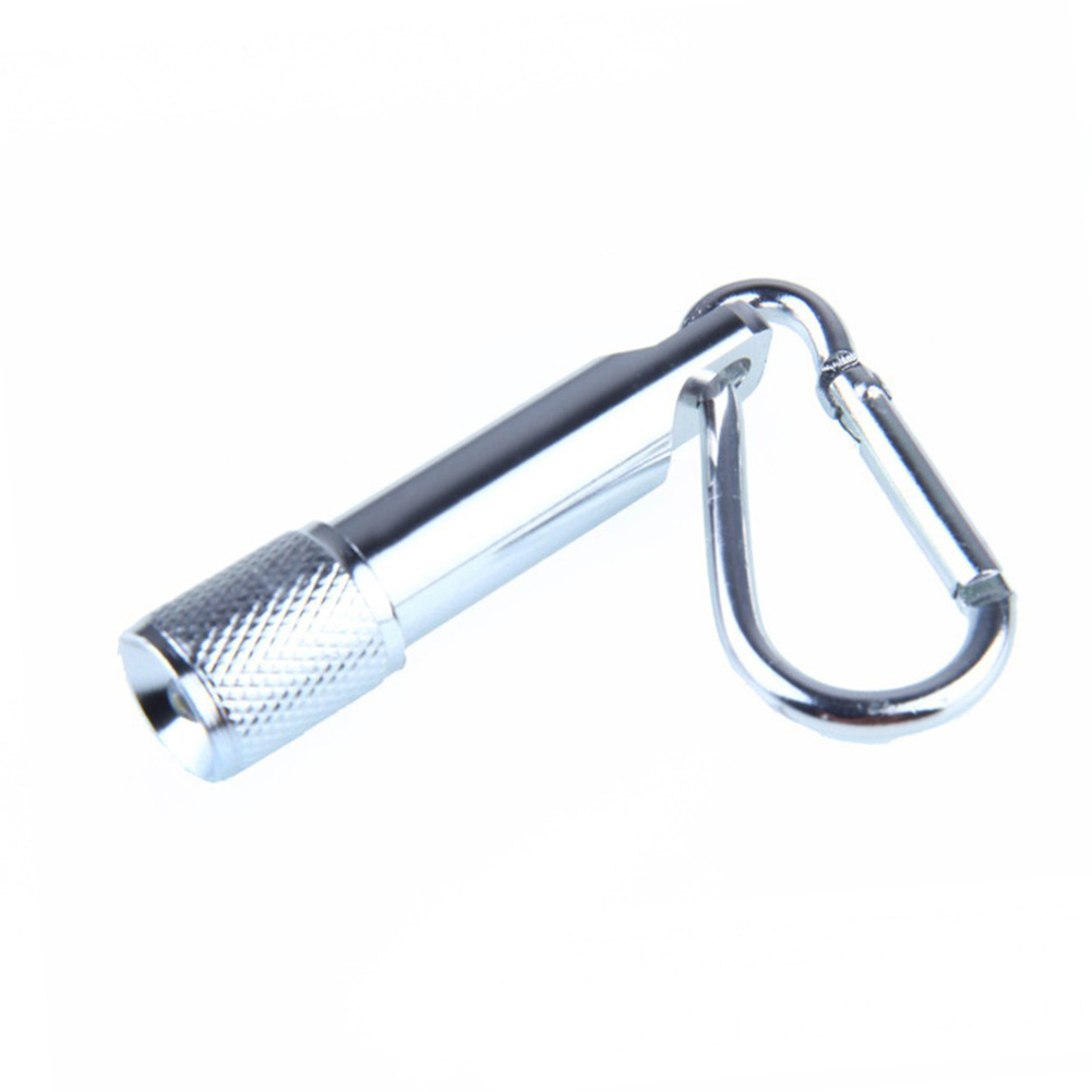 Mini Portable LED Keychain Flashlight w/ Buckle Aluminum Super Bright Lamp от Cesdeals WW