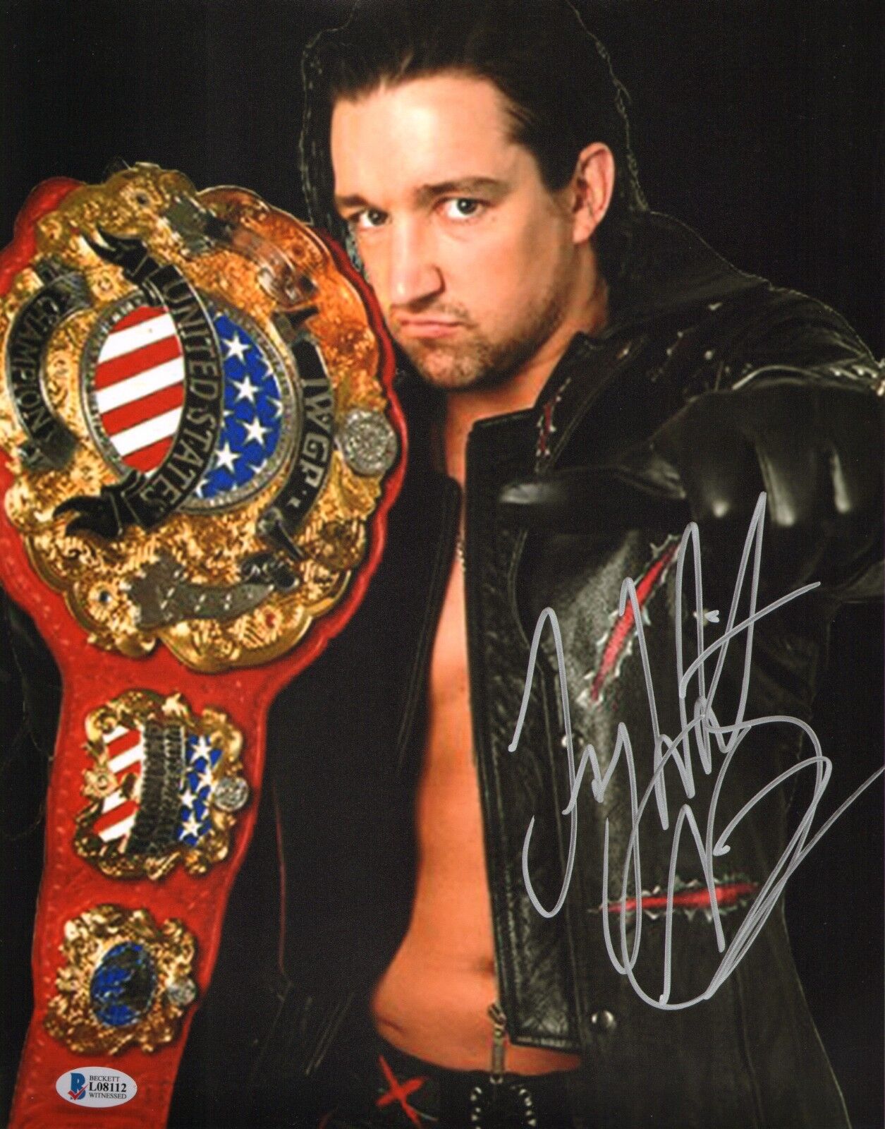 Jay White Signed 11x14 Photo Poster painting BAS COA New Japan Pro Wrestling Picture Autograph 6