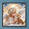 Angel Girl Cat - Crystal Rhinestone Diamond Painting