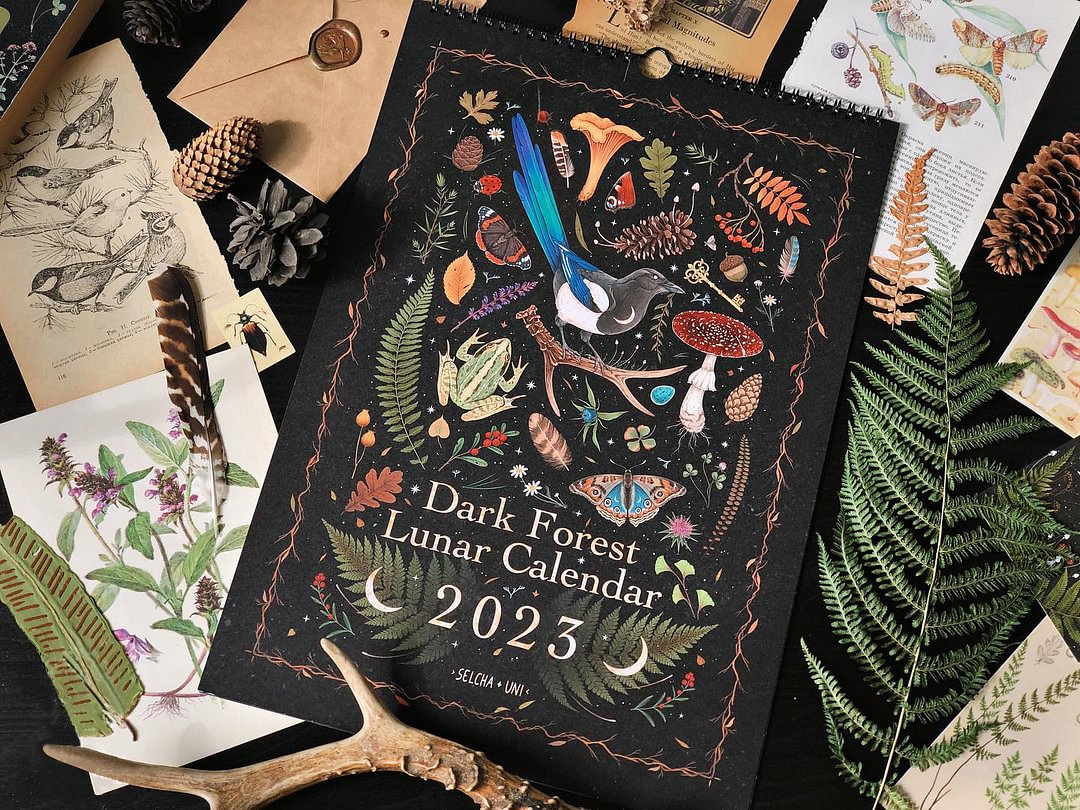 2023 Dark Forest Lunar Calendar
