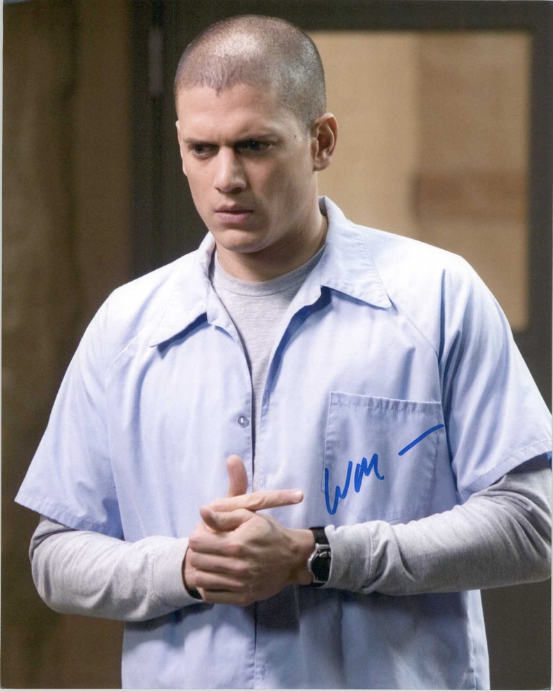 Wentworth Miller Signed Autographed Prison Break