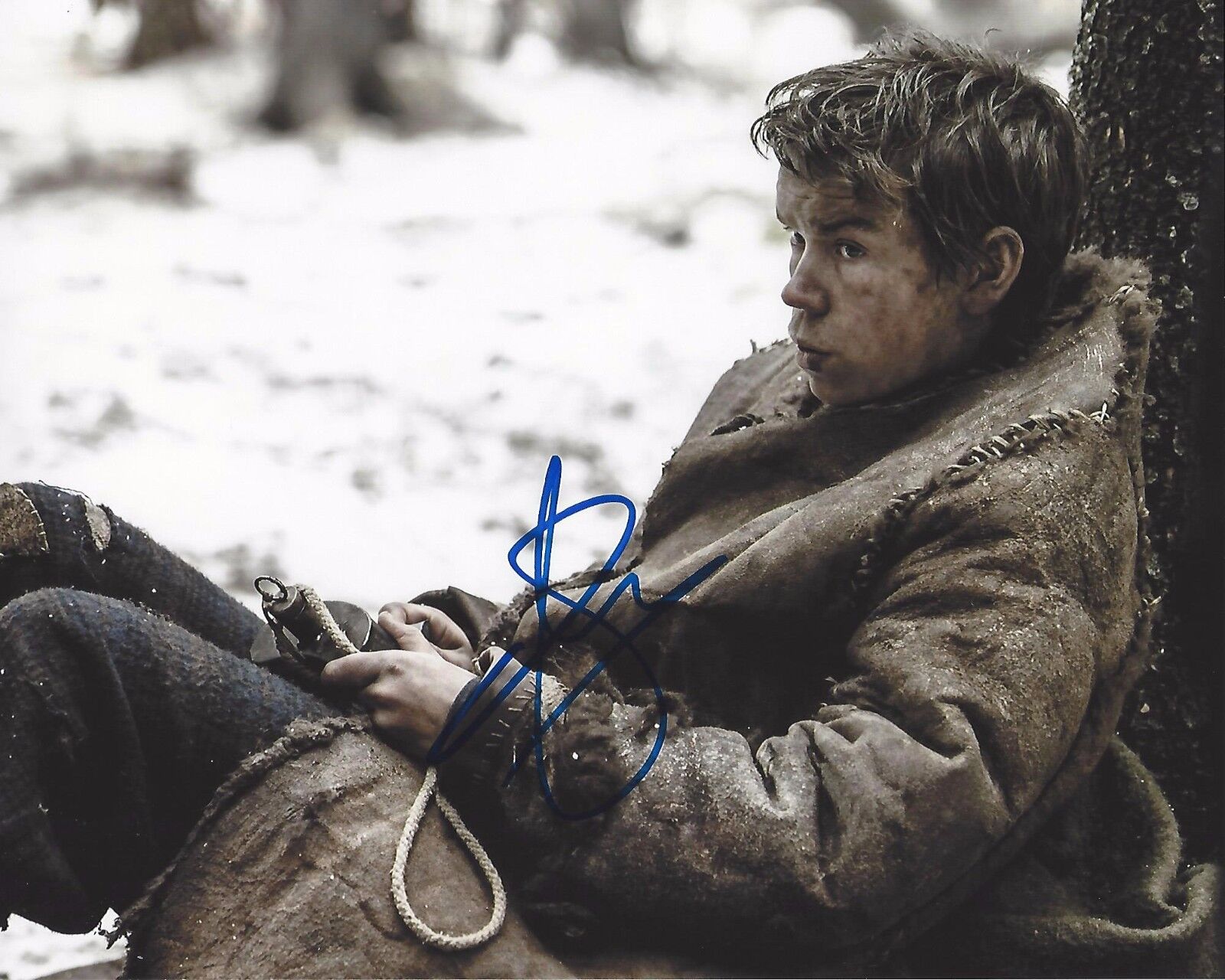 ACTOR WILL POULTER SIGNED 'DETROIT' MOVIE 8x10 Photo Poster painting A W/COA KRAUSS THE REVENANT