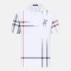 Casual Striped Lapel Business Polo Shirt