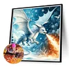 Diamond Painting-DIY Full Round Drill Dragon and Christmas tree(40*40CM)