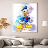 Watercolor Disney Donald Duck - 11CT Stamped Cross Stitch 40*50cm/15.75*19.69in