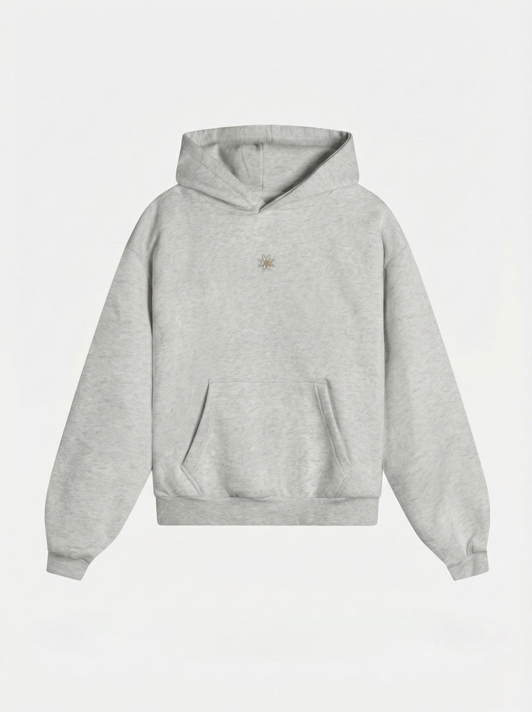BLANKED HOODIE CONCRETE