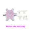 3D Printed Hexagonal Diamond Painting Pen with 5 Replacement Tips Diamond Painting Art Drill Bead Dot Pen Kit for Adults Beginners (Light Purple)