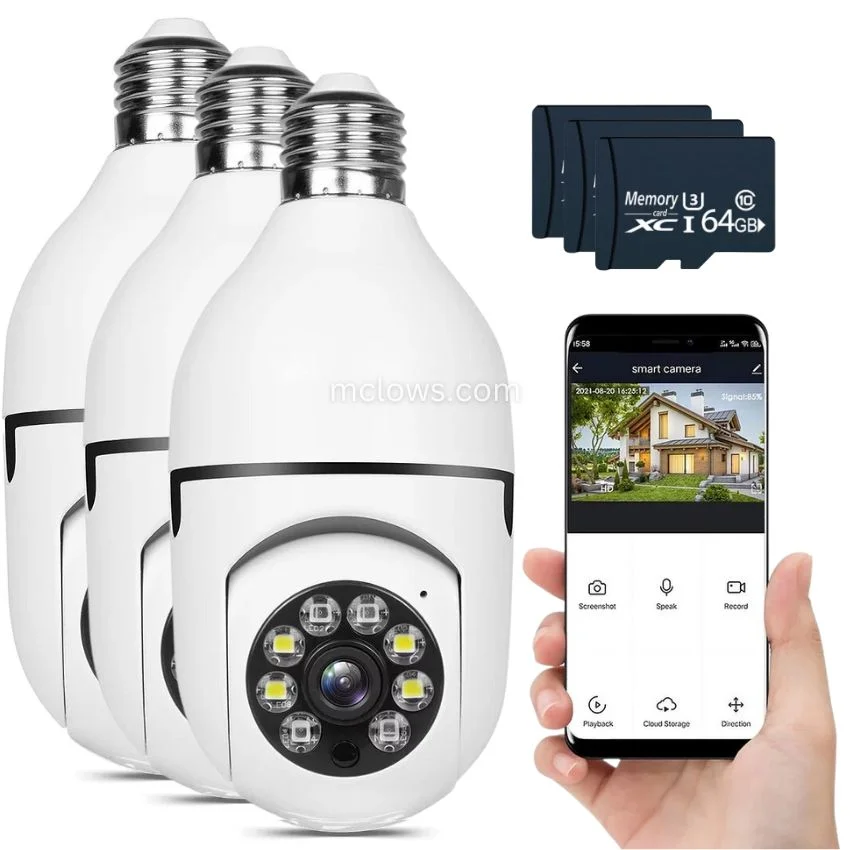 The Original BulbCam360&trade;️ - Wireless Smart Security Cam