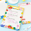 Cute Invitation Series Grid Memo