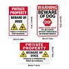 3pcs - Dog Warning- Vintage Metal  Signs(8*12Inch)