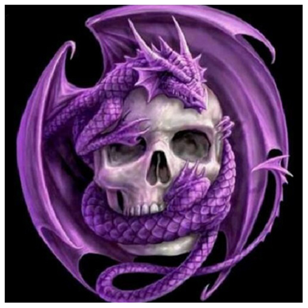 

Skull - Round Drill Diamond Painting - 30*30CM, 501 Original