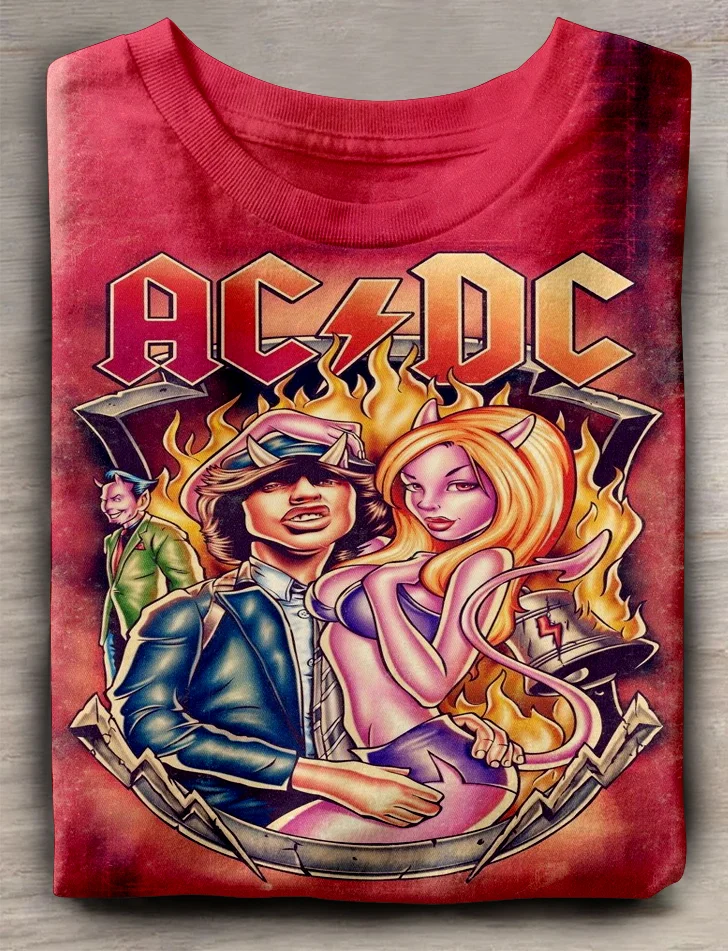 Teecade Teecade Acdc Band T-shirt
