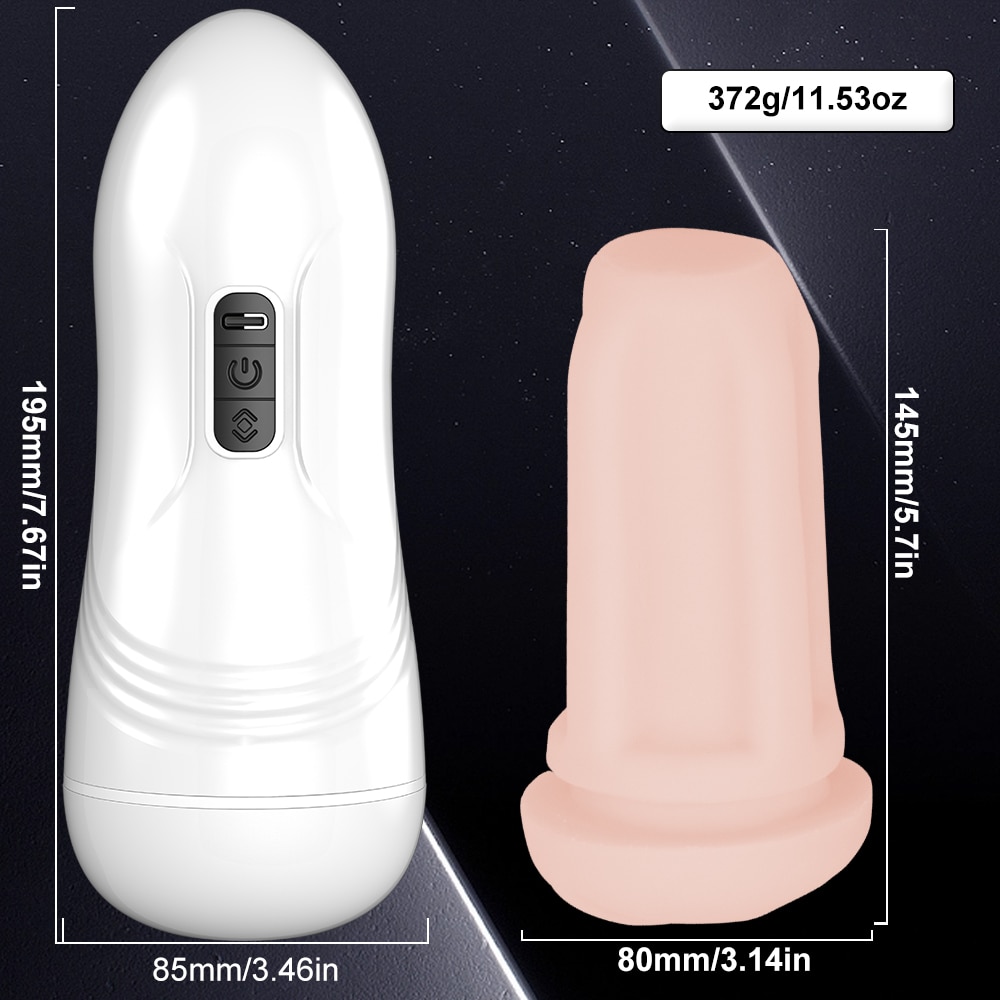 Male Masturbator Blowjob Vibration Machine with Real Vagina Pocket Pussy