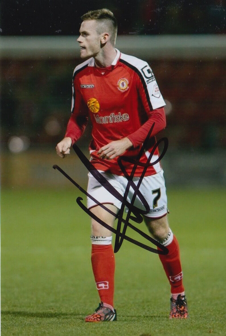 CREWE ALEXANDRA HAND SIGNED OLIVER TURTON 6X4 Photo Poster painting 1.