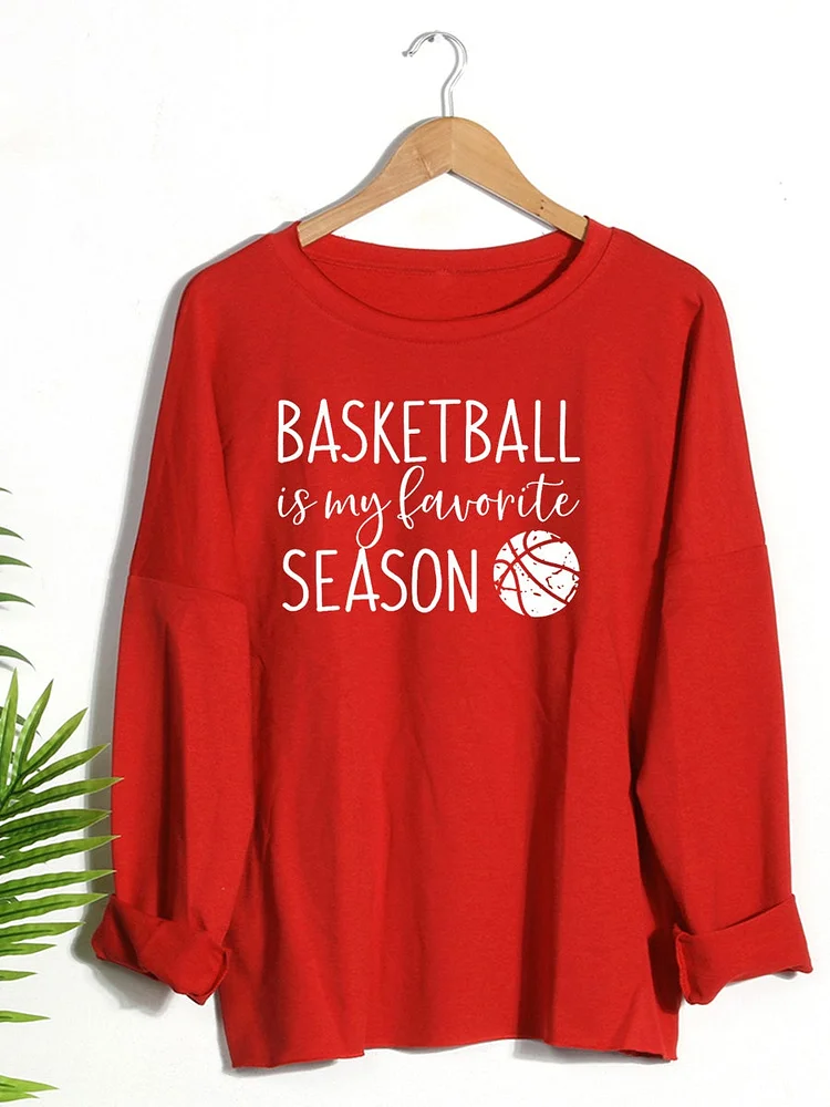 Basketball is my favorite season Sweatshirt-00878-Annaletters