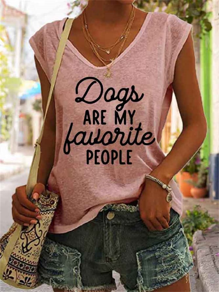 Artwishers Dogs Are My Favorite People Tank Top