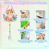 2pcs Flower Cat Diamond Painting Double-sided Crystal Window Suncatcher Craft Set Birthday Gifts Home Garden Decor Hanging Kit