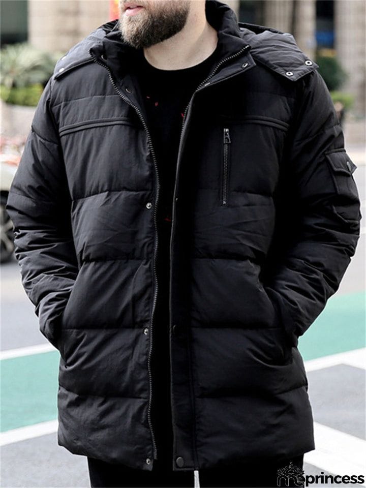 Men's Plus Size Thick Lightweight Warm Coats