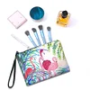 Diamond Painting Flamingo Single Side PU Cosmetic Bag Ladies Clutch