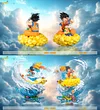 Father & Son Adventure Ver. Son Goku & Son Gohan - Dragon Ball Resin Statue -  YinQing Studio