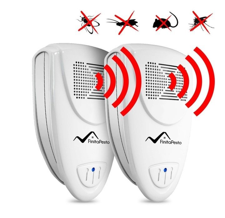 Ultrasonic Pest Repeller - PACK of 2 - vzzhome