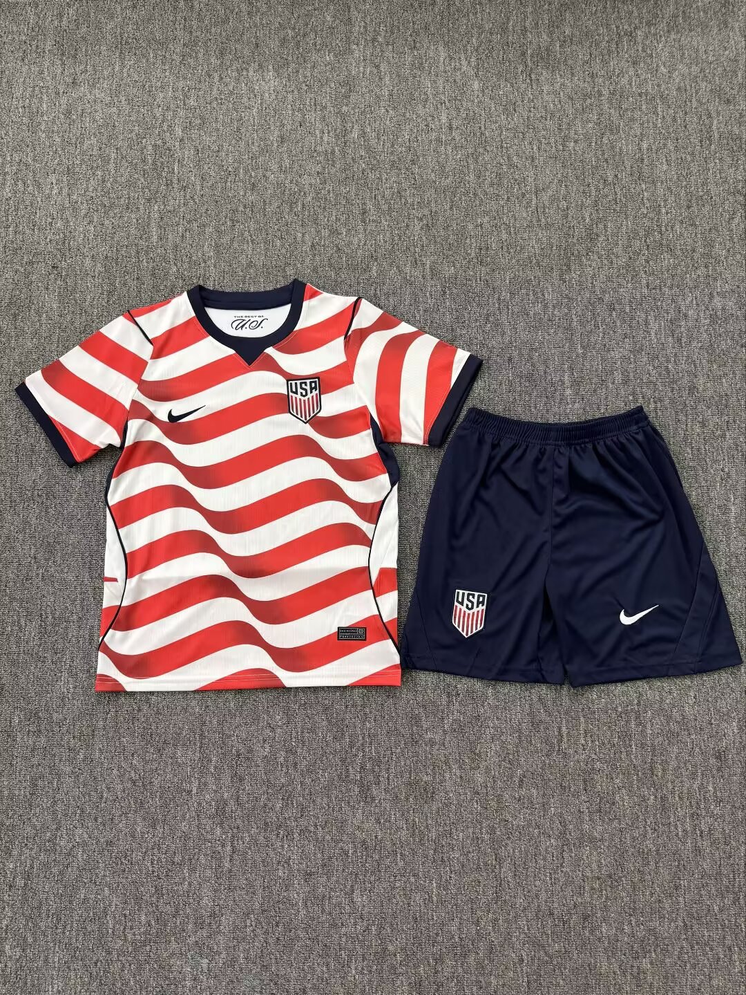 2026 America US United States Home Kids Kit Football Shirt Thai Quality