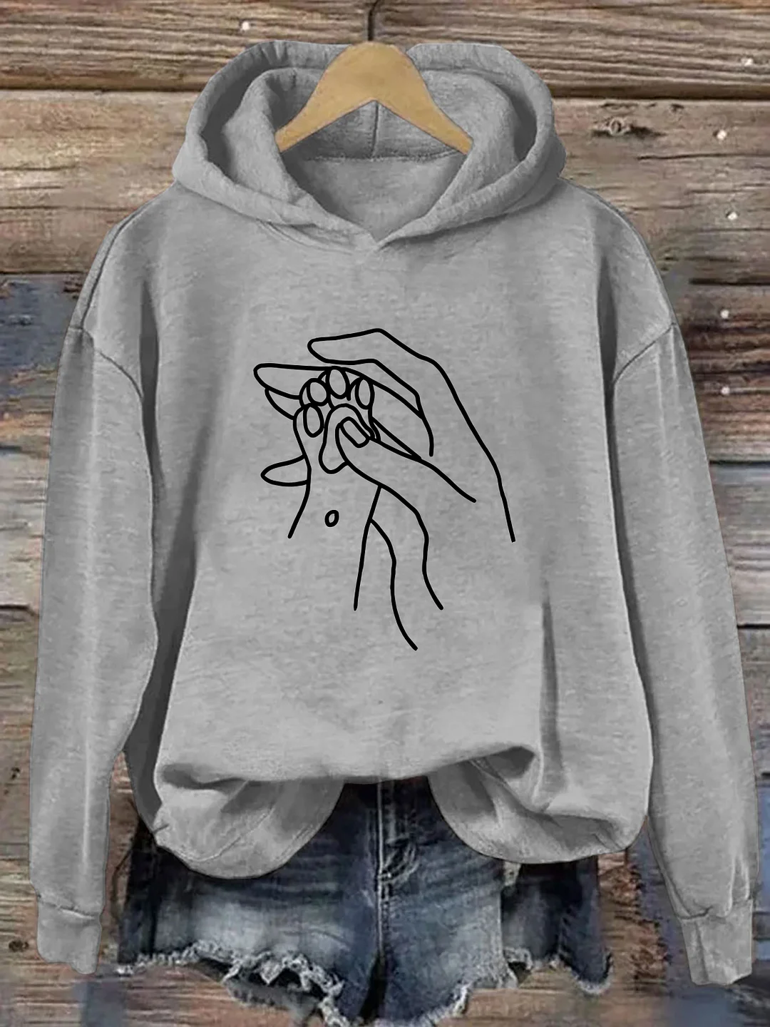 Funny Paw Hoodie