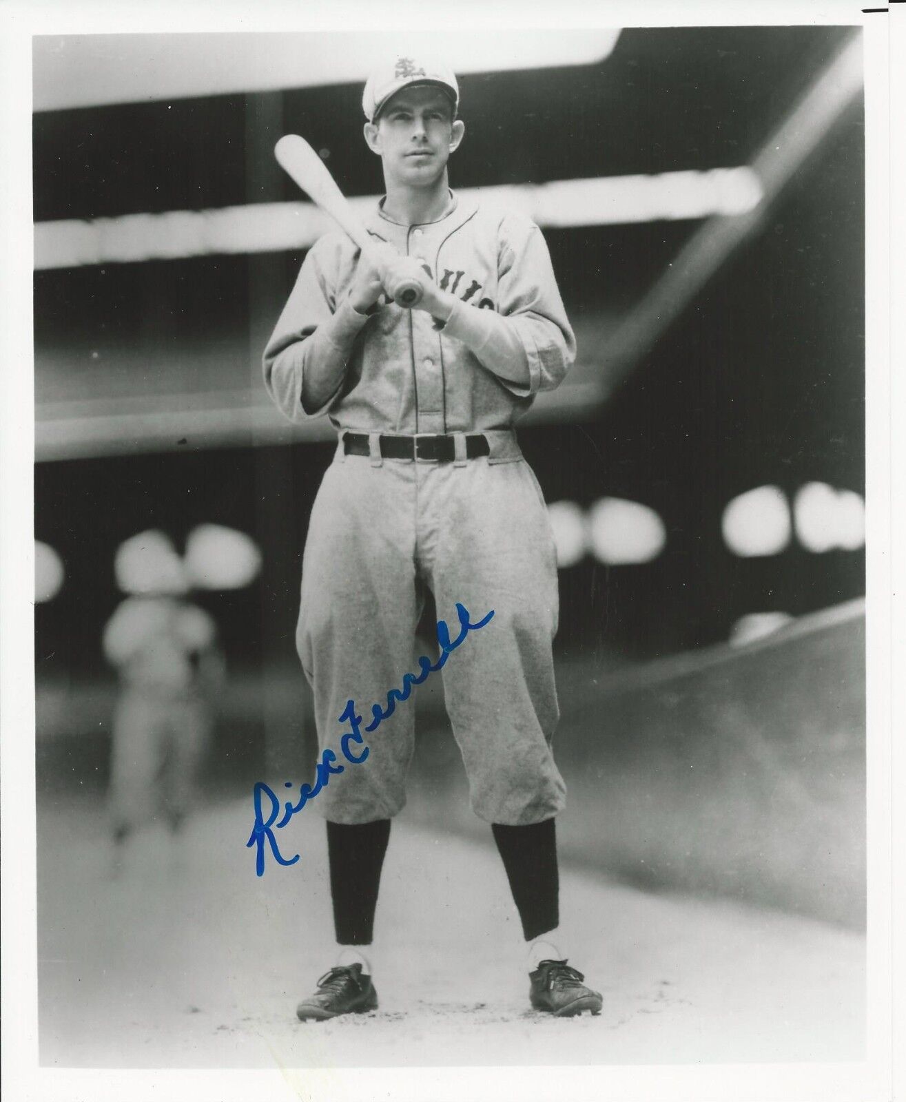 Autographed 8X10 Rick Ferrell St. Louis Browns Photo Poster painting - w/COA