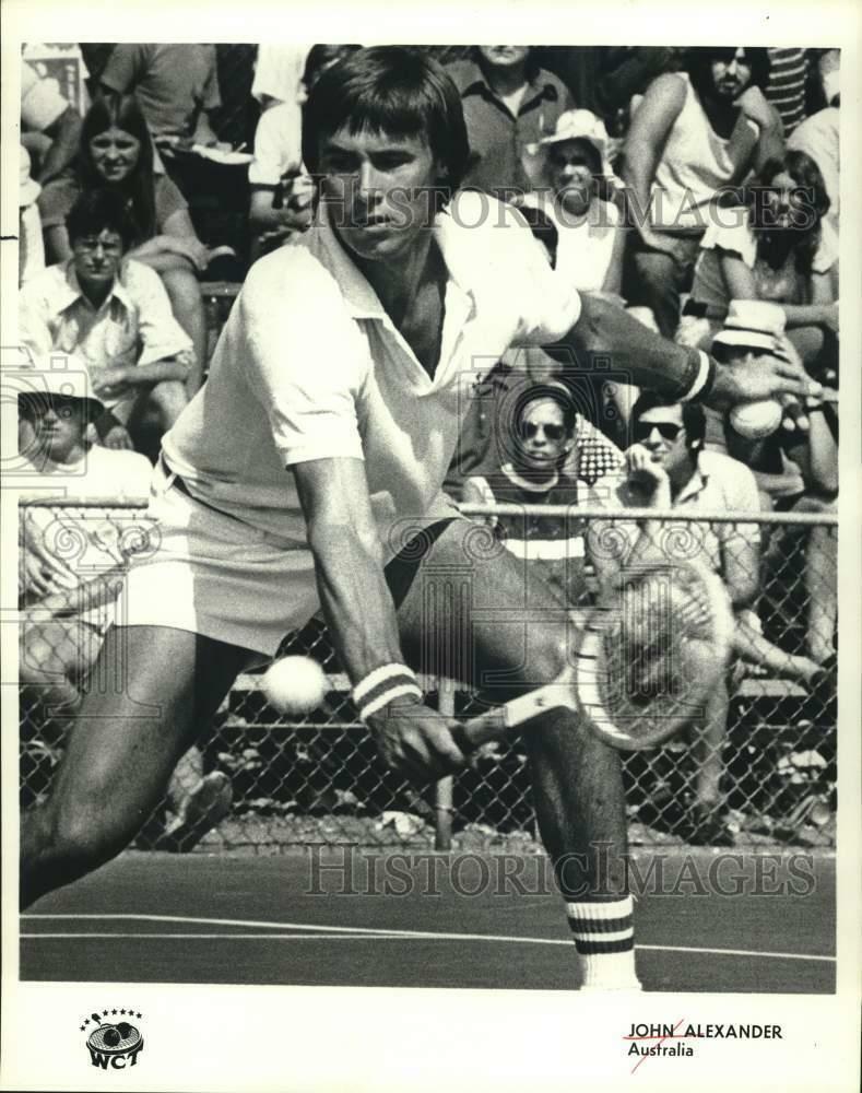 Press Photo Poster painting Tennis player John Alexander of Australia - hps00741