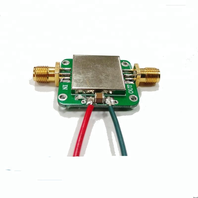 DC12V Broadband 1MHz-2GHz Gain 32dB RF LNA Amplifier Cable TV Booster Signal Amplifier FM Signal Amplifier