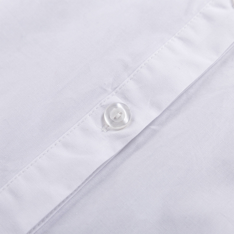 Ootddress White Loose Fashion Shirts For Women See-Through Patchwork Cardigan Coat Lapel Slim Long Sleeve Oversized Blouse Shirt