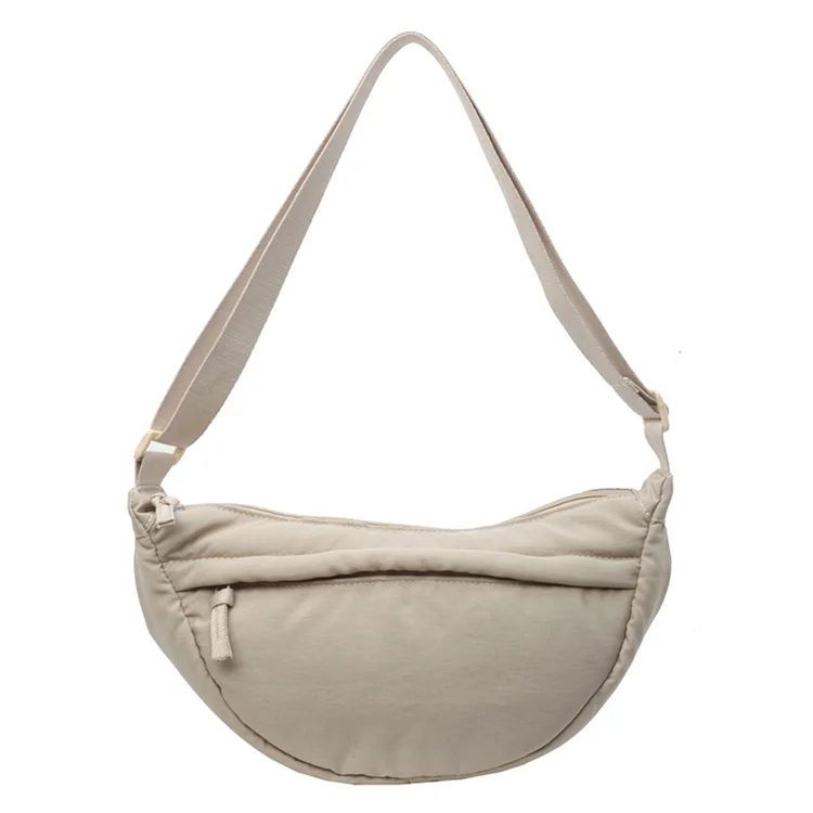 Women Dumpling Bag Large Crescent Bag Half Moon Shape Bag with Adjustable Strap