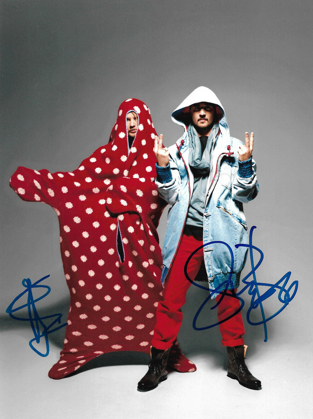 R?yksopp Band signed 8x11 inch Photo Poster painting autographs