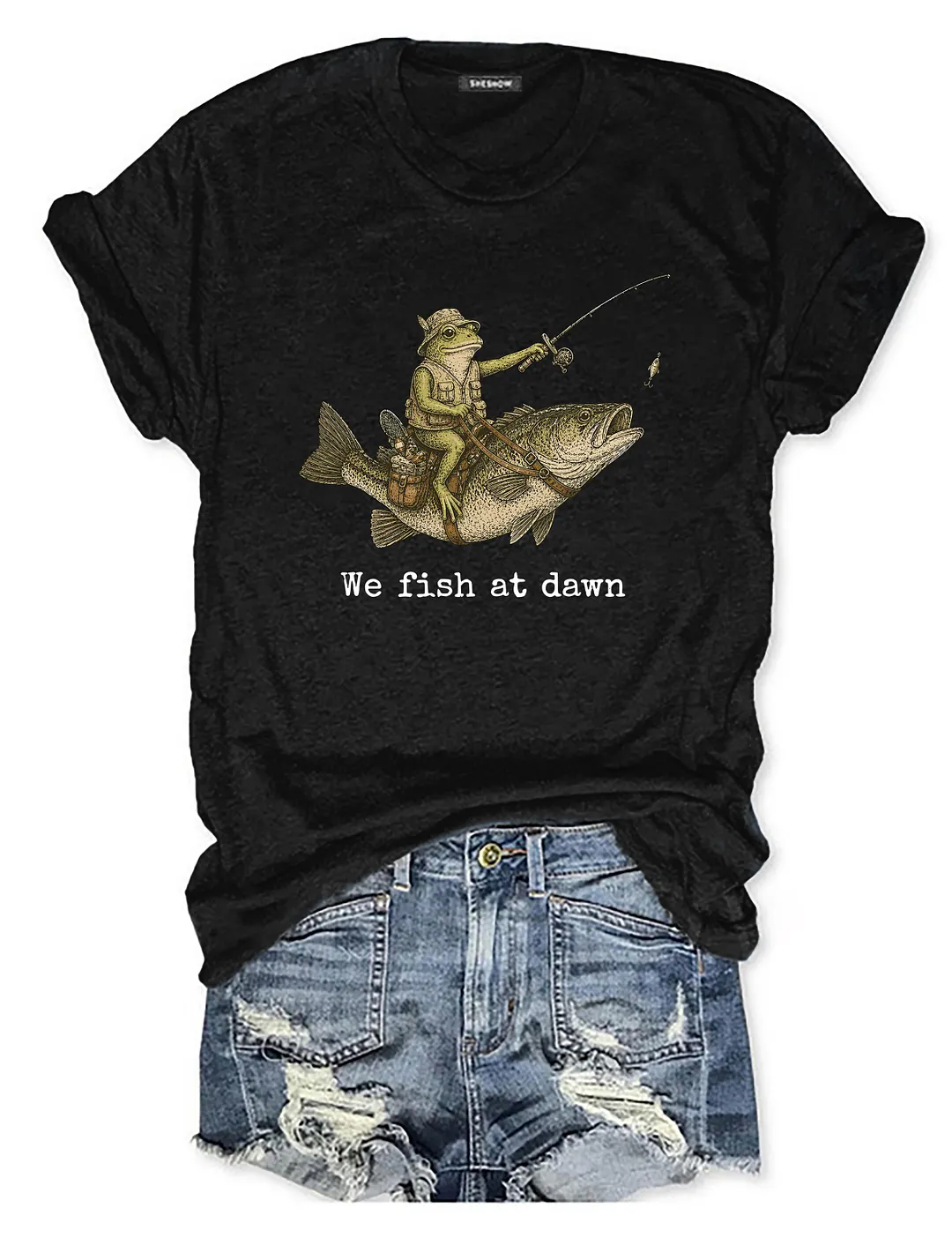We Fish At Dawn T-shirt
