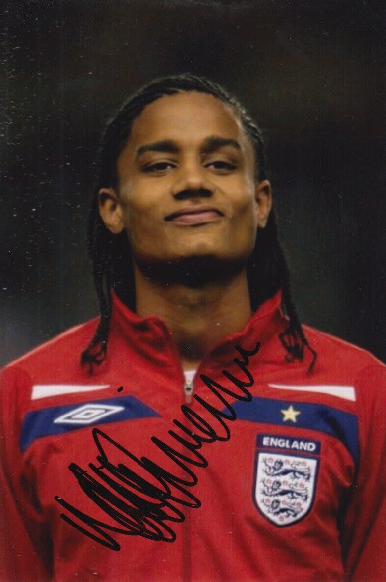 MICHAEL MANCIENNE HAND SIGNED 6X4 Photo Poster painting - FOOTBALL AUTOGRAPH - ENGLAND 1.