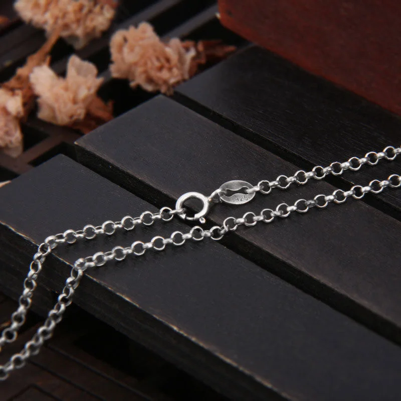 Om Mani Padme Hum Lotus 999 Sterling Silver Swastika Purity Rotatable Necklace Ring