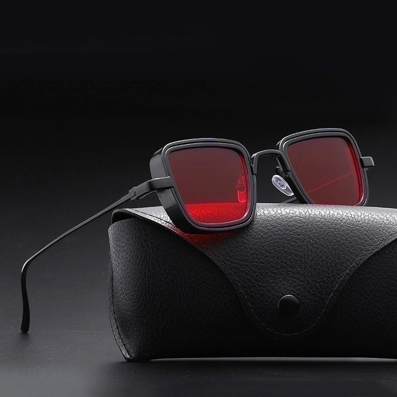 Classic Style Streetwear Square Ac Square Full Frame Men’s Sunglasses